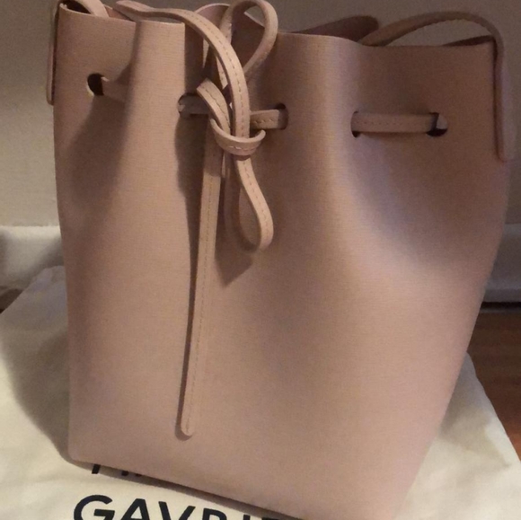 Mansur Gavriel Dusty Pink Large Bucket Bag - Picture 2 of 4